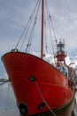 CARDIFF, WALES/UK - DECEMBER 26 : Lightship 2000 moored in Cardiff on December 26, 2013 Royalty Free Stock Photo