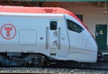 Train at the Cardiff Central railway station