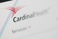 Cardinal Health home web page