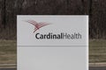 Cardinal Health warehouse. Cardinal Health distributes pharmaceuticals and medical products