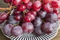 Cardinal and Red Sultana Seedless Grapes