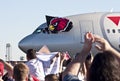 Cardinals Flag Flown From Pilot's Window