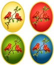 Cardinals Oval Backgrounds