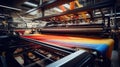 carding equipment textile mill Royalty Free Stock Photo