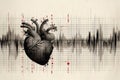 Cardiogram. Heart rhythm check. Arrhythmia. Heart failure