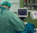 Cardiogram monitor surgery