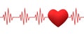 Cardiogram pulse trace