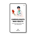 cardiologist cardiologists man health vector