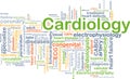 Cardiology background concept