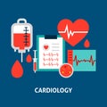 Cardiology Blood Concept Royalty Free Stock Photo