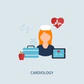 Cardiology design icons