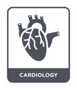 cardiology icon in trendy design style. cardiology icon isolated on white background. cardiology vector icon simple and modern Royalty Free Stock Photo