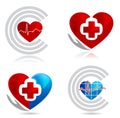 Cardiology and mecdical symbols