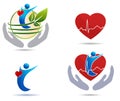 Cardiovascular disease treatment icons
