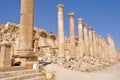 The Cardo Colonnaded Street, Jerash (Jordan) Royalty Free Stock Photo