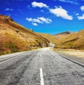 Cardrona valley road Royalty Free Stock Photo