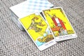 The Fool The Magician Tarot Card Predictions Royalty Free Stock Photo