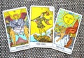 The Fool Tarot Card Strength Lovers Sun Star Background