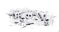 Cards and Dices Royalty Free Stock Photo