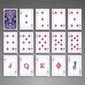 Cards full set Royalty Free Stock Photo