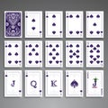 Cards full set Royalty Free Stock Photo