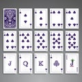 Cards full set Royalty Free Stock Photo