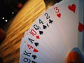 Cards like gambling life . Royalty Free Stock Photo