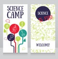 Cards template for science camp