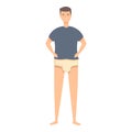 Care boy diaper icon cartoon vector. Adult health Royalty Free Stock Photo