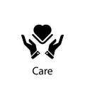 care, compassion, feelings, heart, love icon. Element of Peace and humanrights icon. Premium quality graphic design icon. Signs