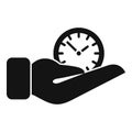 Care late work icon simple vector. Home rest Royalty Free Stock Photo