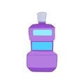 care mouthwash cartoon vector illustration