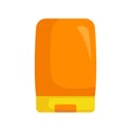 care sun cream block cartoon vector illustration