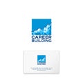 Career building logo. Human resources management.