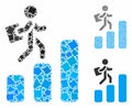 Career chart Composition Icon of Uneven Items