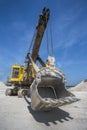 Career excavator for mining of limestone
