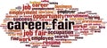 Career fair word cloud