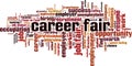 Career fair word cloud