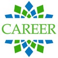 Career Green Blue Squares Circular