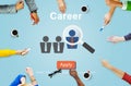 Career Job Profession Apply Hiring Concept