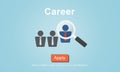 Career Job Profession Apply Hiring Concept Royalty Free Stock Photo