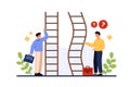 Career ladder challenge, difficulty and unequal opportunity for growth of tiny people