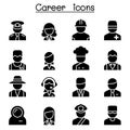 Career, Occupation, Profession icon set