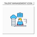 Career path color icon