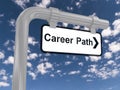 Career path sign