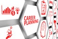 CAREER PLANNING concept cell background