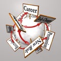 Career Signs Professional Job Path Promotion Change