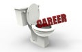 Career in the toilet metaphor