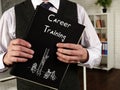 Career Training sign on the page