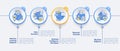 Careers in AI vector infographic template